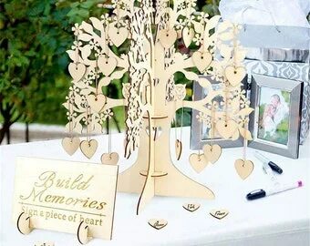 Как сделать свадебное дерево пожеланий